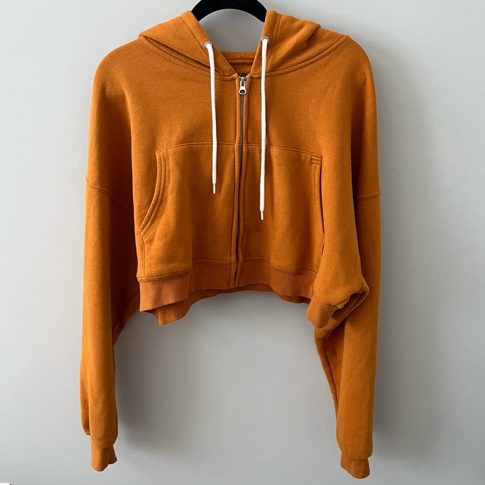 Urban Outfitters cropped zip up